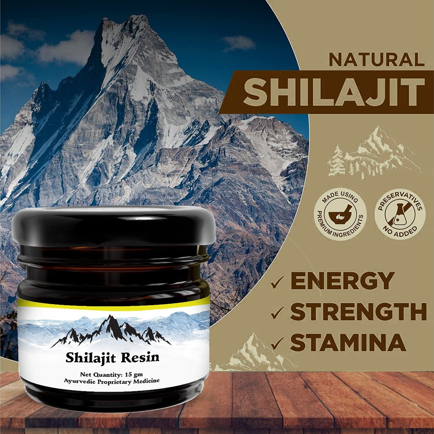 Buy One Get Shilajit Resin 15g Free