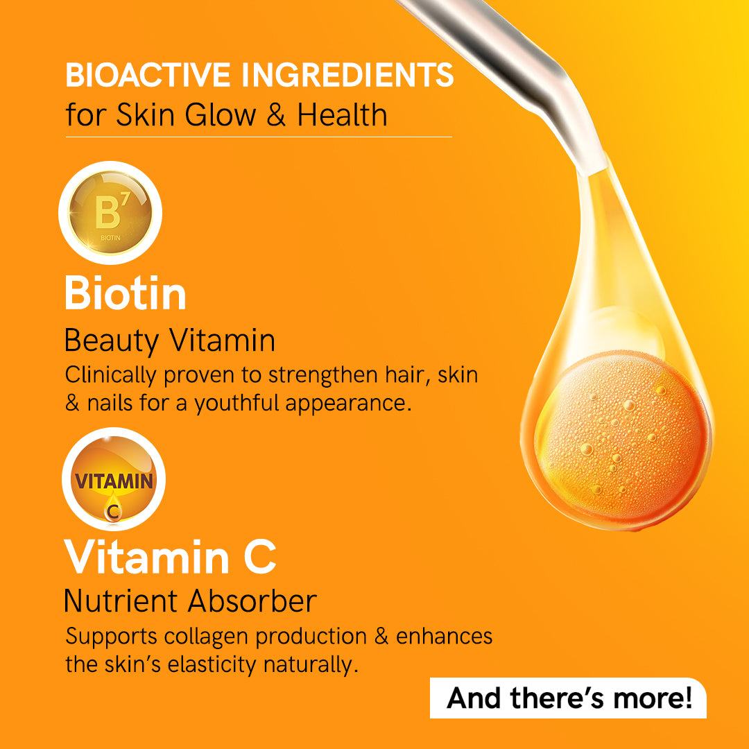 Skin Glow L-Glutathione Effervescent Tablets with Vitamin C Supplement for Radiant Skin