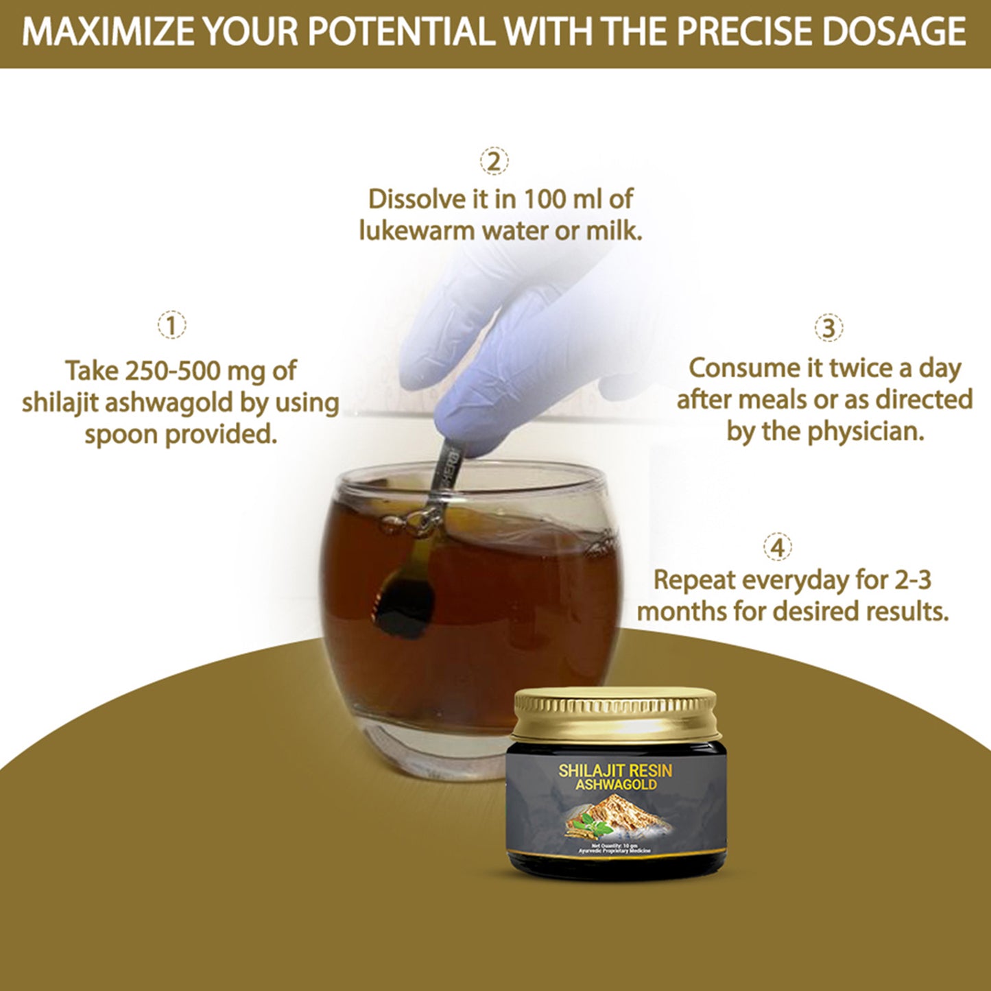 Shilajit Resin Ashwagold - Tirtharaj Das