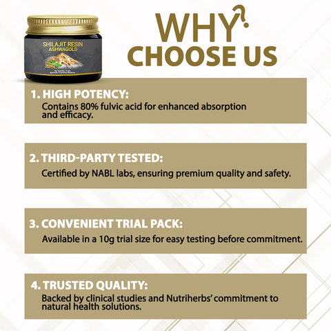 Shilajit Resin Ashwagold - Tirtharaj Das