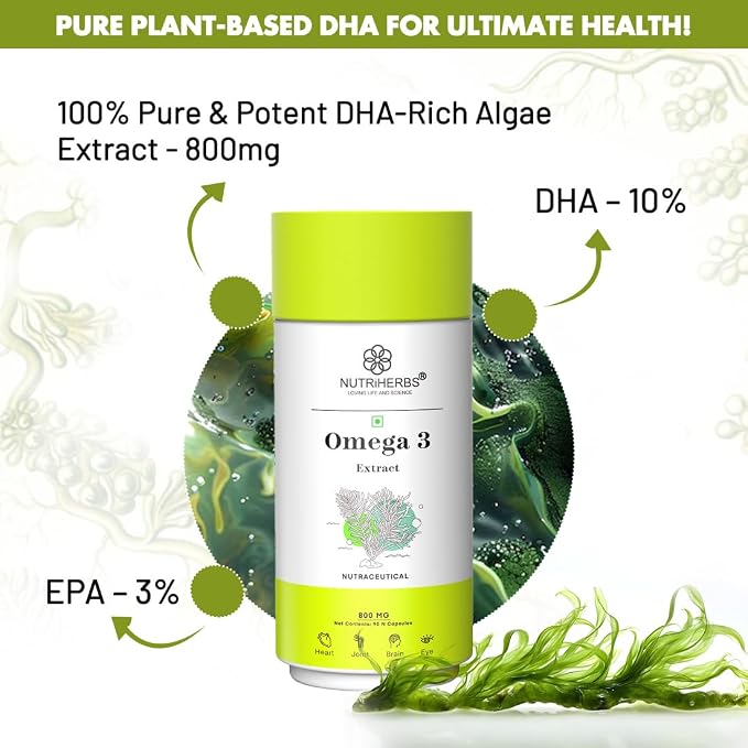 Omega-3 Vegetarian Capsules – Plant-Based