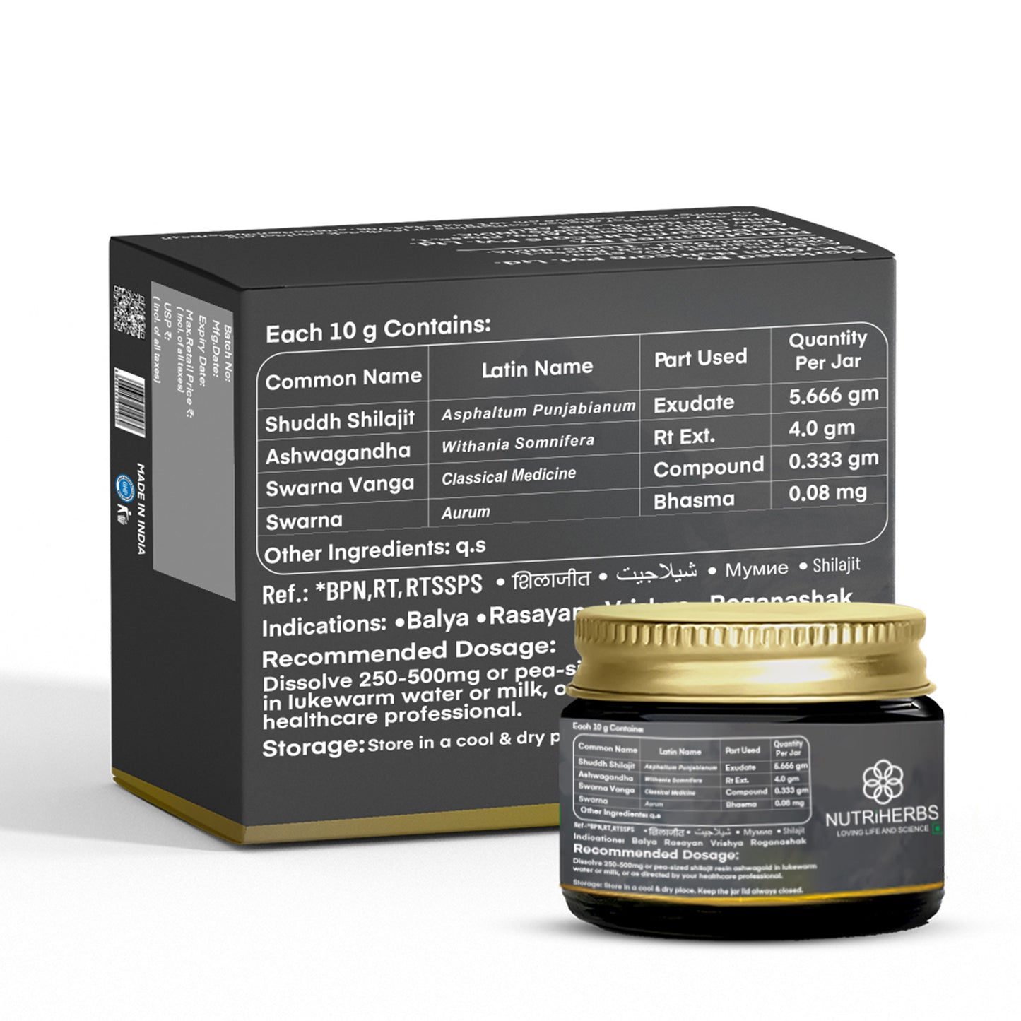 Shilajit Resin Ashwagold - Tirtharaj Das