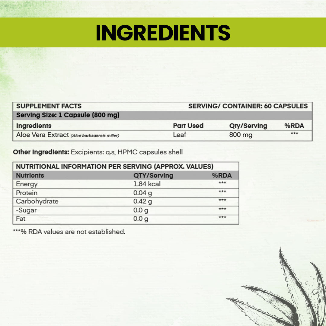 Aloe Vera Capsules