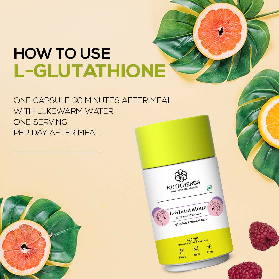 Glutathione Capsule For Skin Whitening, Radiance & Anti-Aging