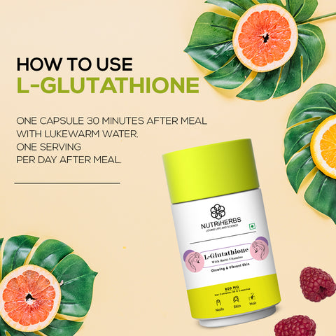 Glutathione Capsule For Skin Whitening, Radiance & Anti-Aging