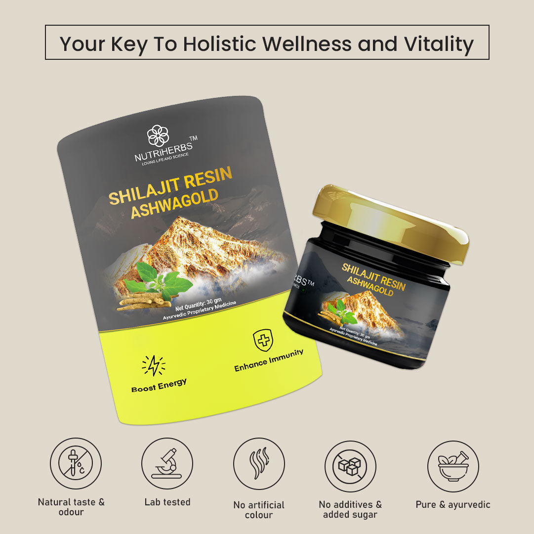 Shilajit Resin Ashwagold - 30 Gram