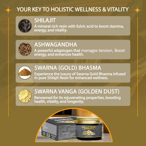 Shilajit Resin Ashwagold - Tirtharaj Das