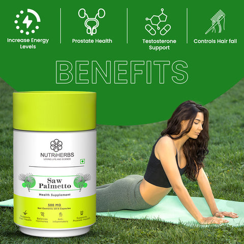 Saw Palmetto Capsules for Support Prostate