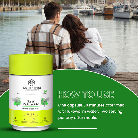 Saw Palmetto Capsules for Support Prostate