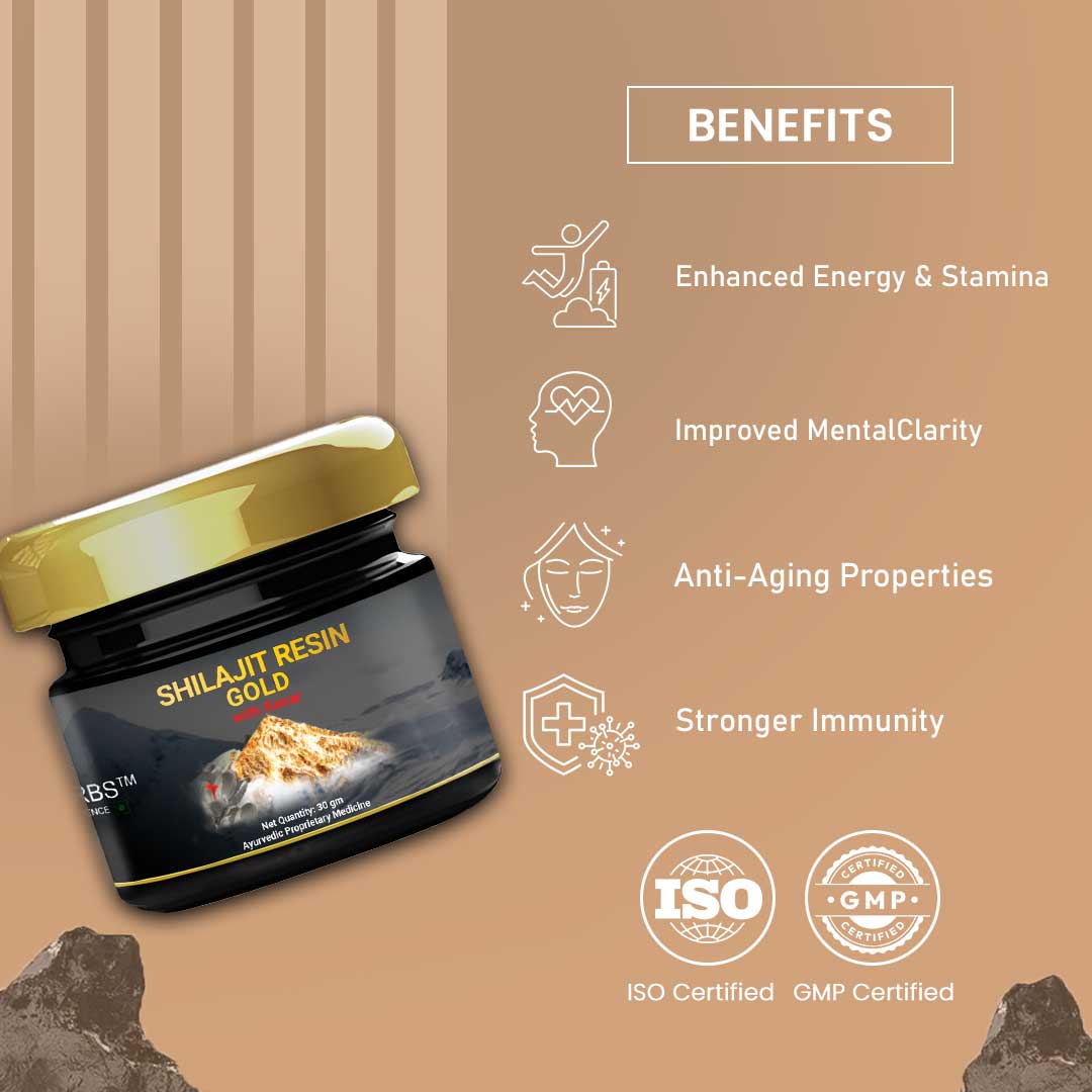 Shilajit Resin Gold with Kesar