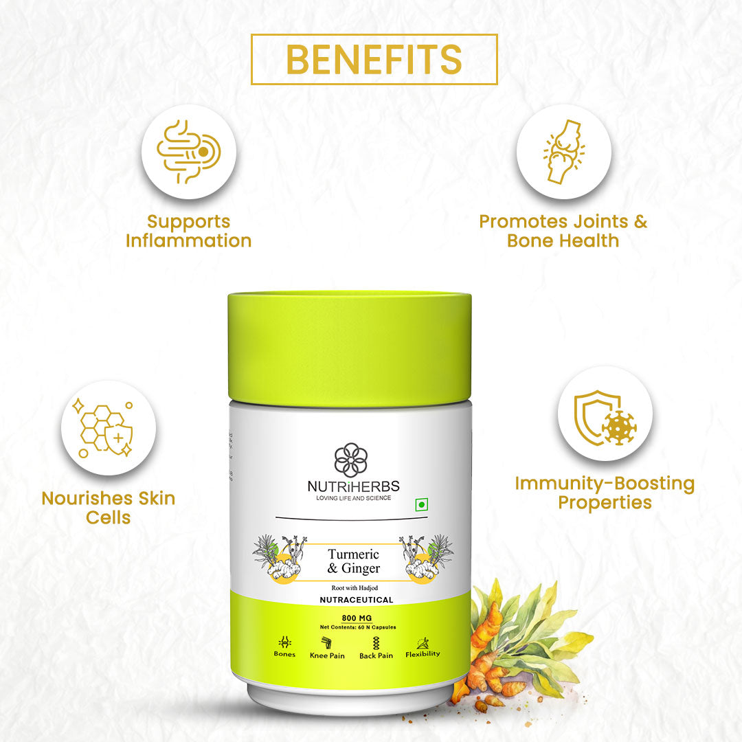 Turmeric & Ginger Extract with Hadjod