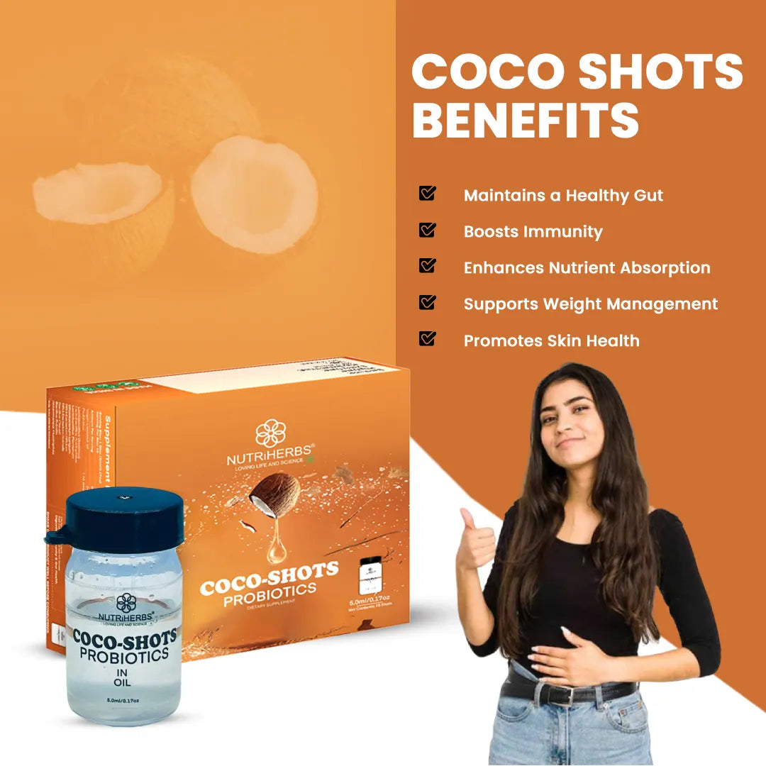 Cocoshot Probiotics - Gut Health Supplement for Gut and Digestive Balance