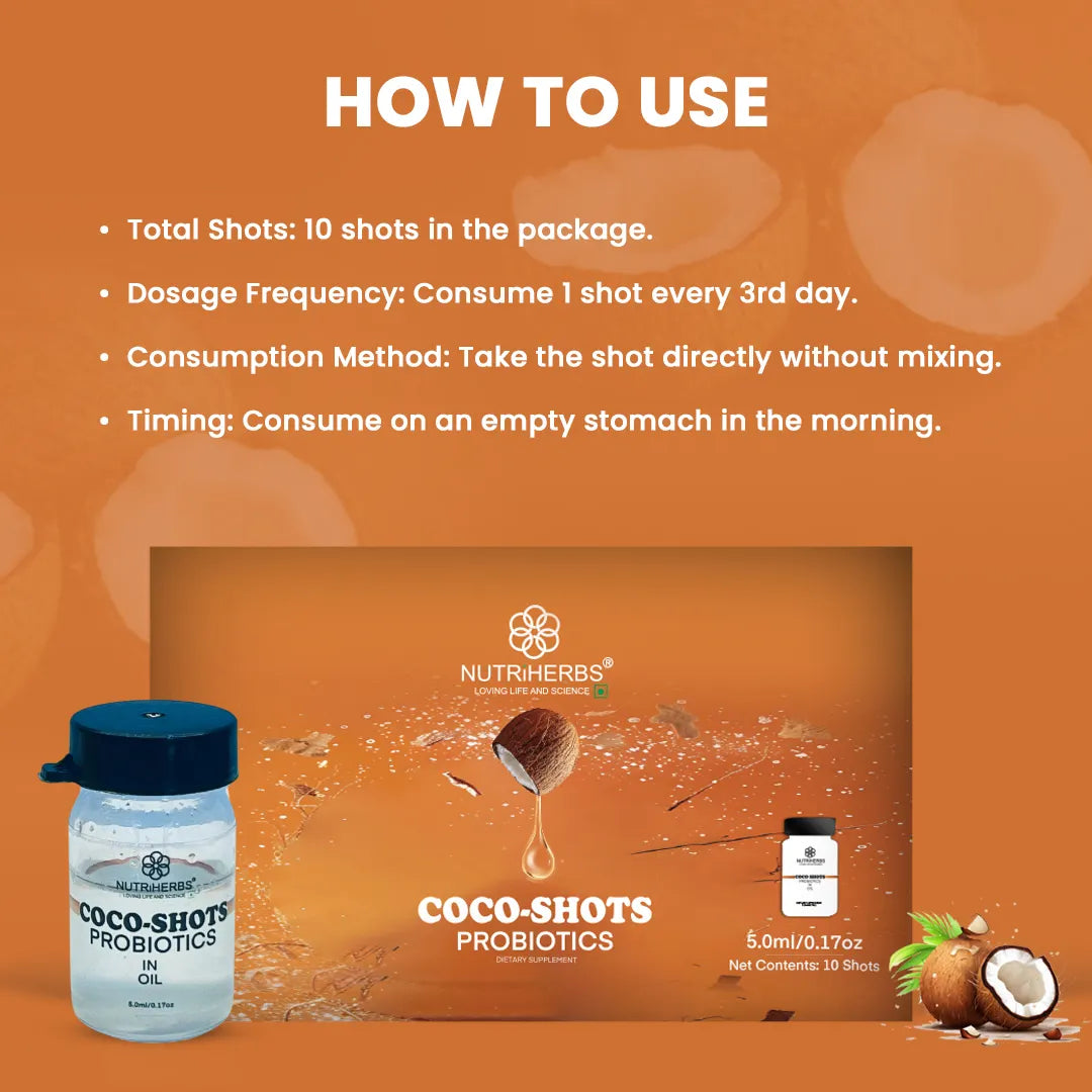 Cocoshot Probiotics - Gut Health Supplement for Gut and Digestive Balance
