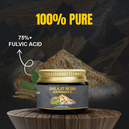 Original Shilajit Resin Ashwa Gold