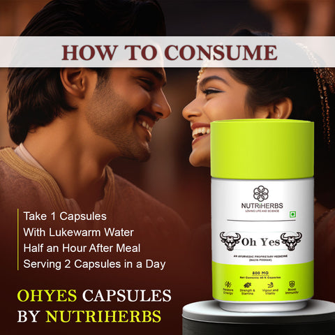 Oh Yes Herbal Vitality Capsules for Men