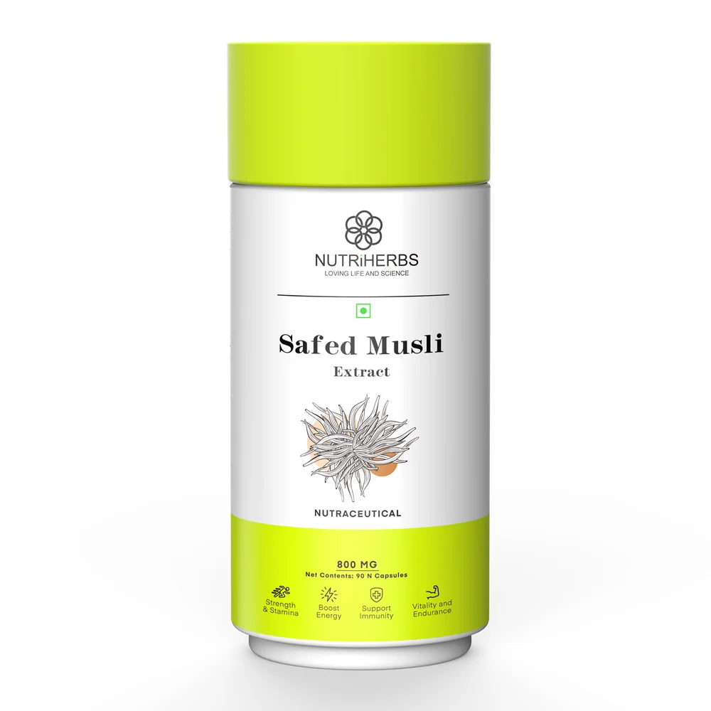 Safed Musli Capsules for Stamina & Performance