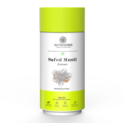 Safed Musli Extract Capsules – Ayurvedic Wellness Herb