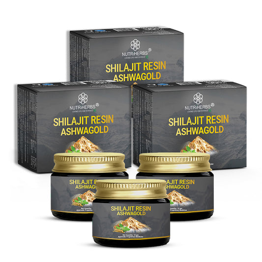 Shilajit Resin Ashwagold Pack of 3