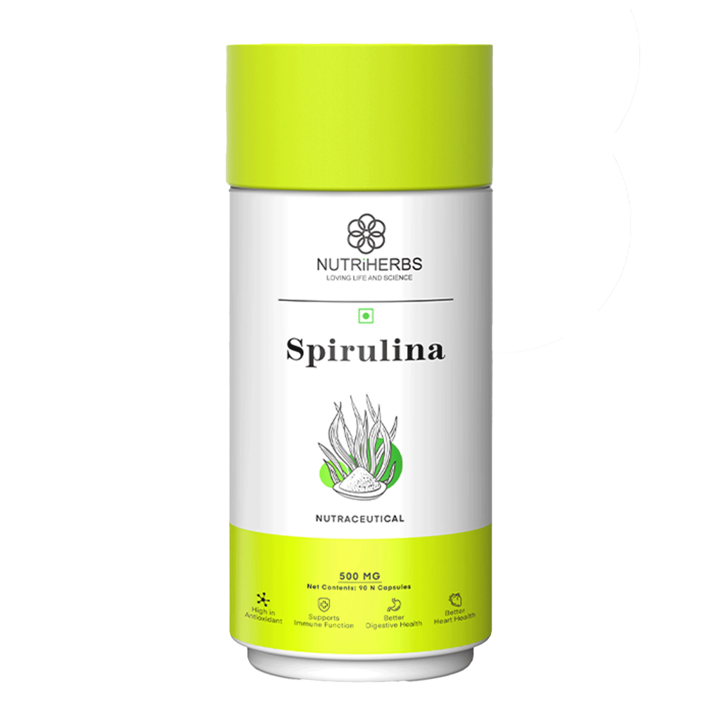 Spirulina Superfood Dietary Supplement for Vegans