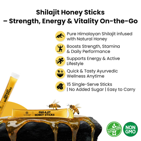 Shilajit Honey Sticks