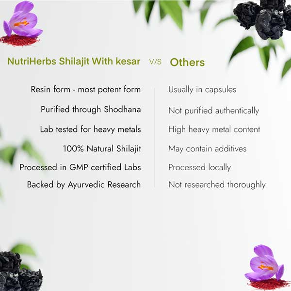 Shilajit Resin with kesar 30g + 15g Free 