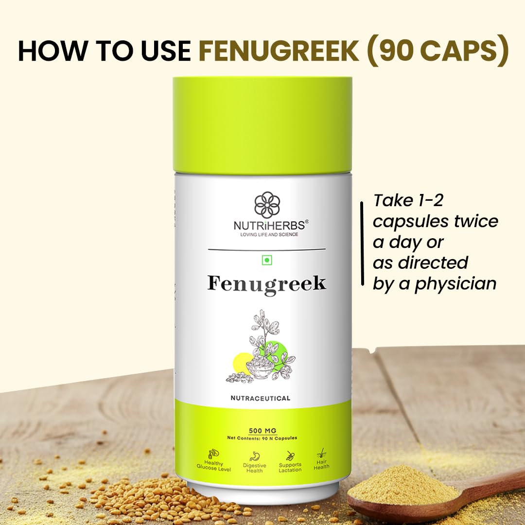 Nutriherbs Fenugreek Seed Extract Capsules image 3