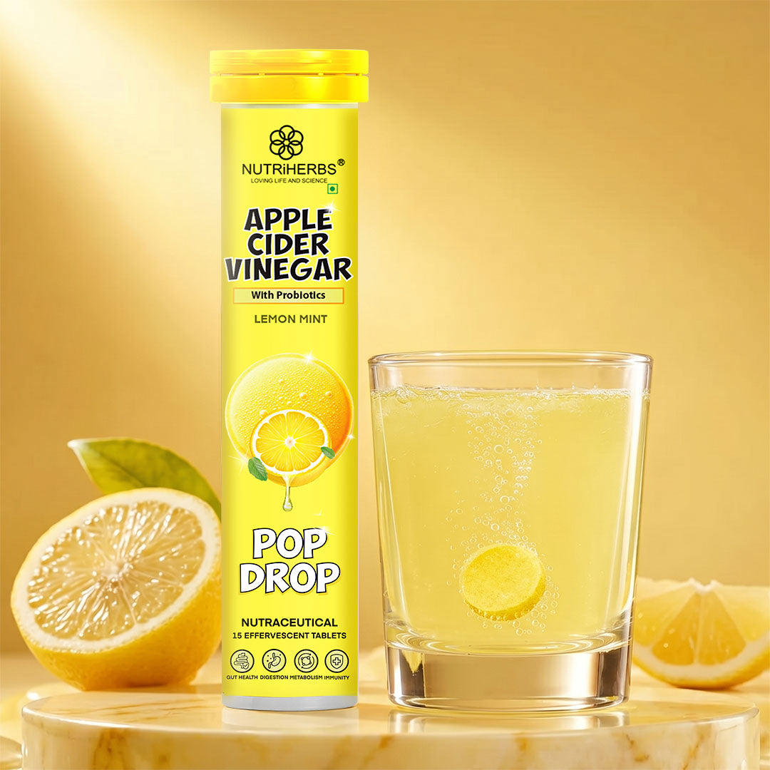 Apple Cider Vinegar (ACV) Effervescent Tablets with Probiotics | Promote Healthy Gut, Digestion & Boost Immunity