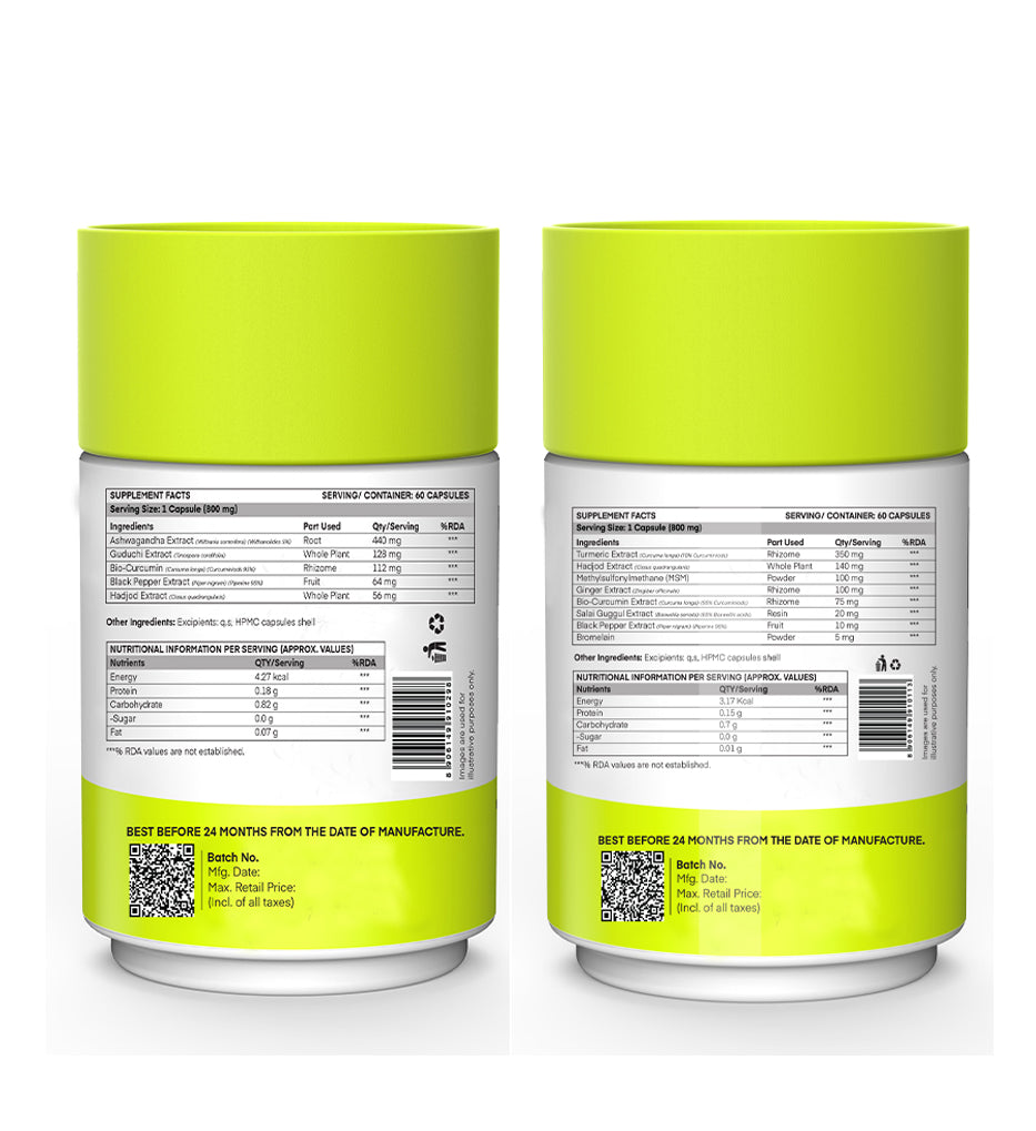 Joint Pain Relief Oil + Nano Curcumin 