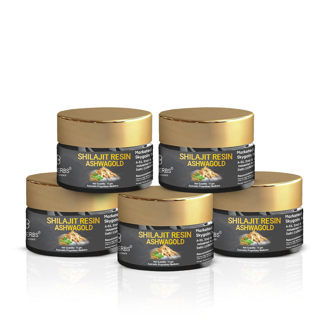 Shilajit Resin Ashwagold Pack of 5
