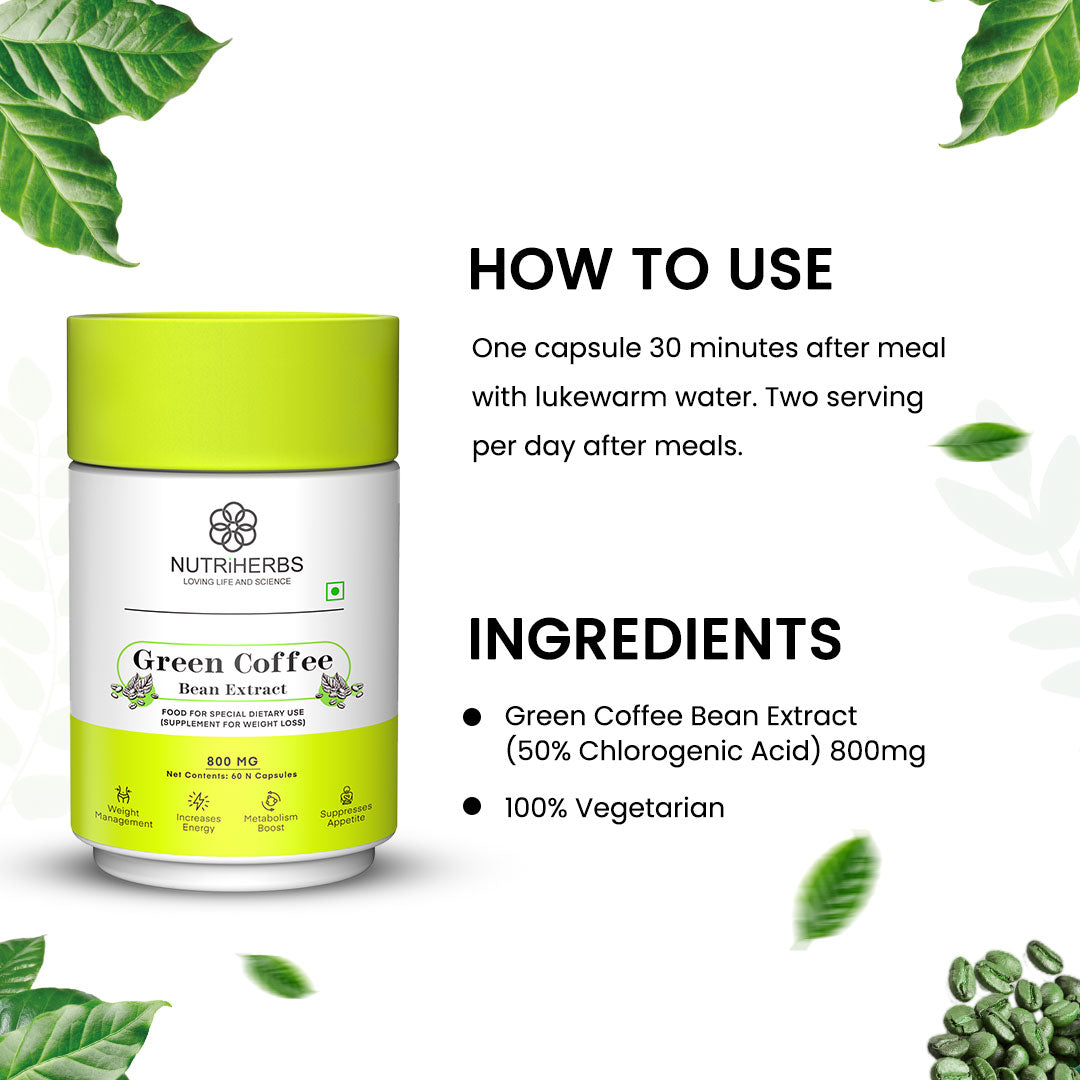 Green Coffee Bean Extract Capsules – Weight Management & Metabolism ...