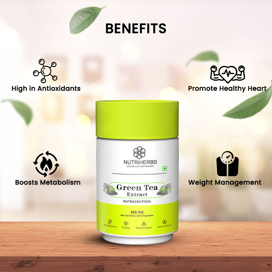Green Tea Extract Capsules – Herbal Antioxidant Blend image 2