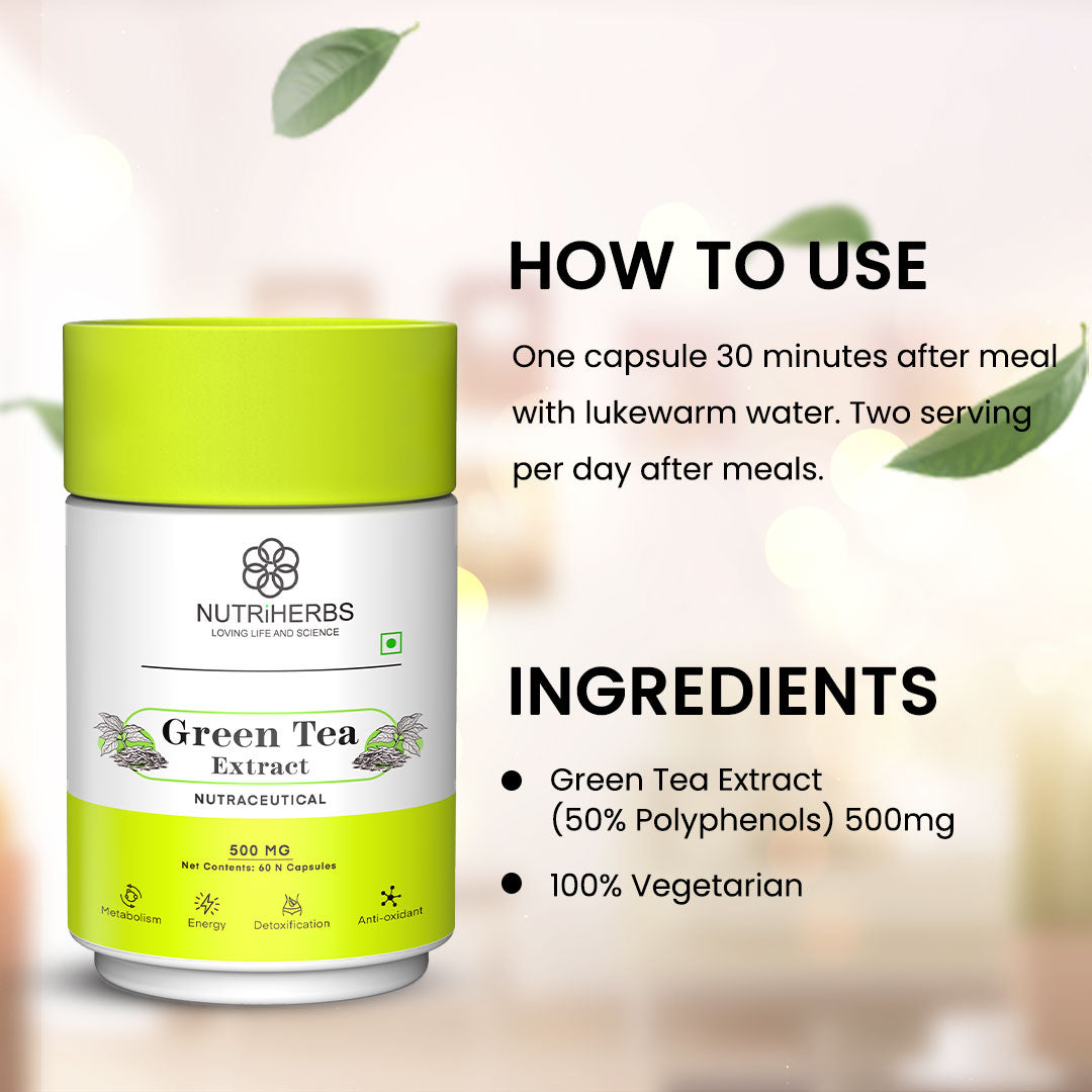 Green Tea Extract Capsules – Herbal Antioxidant Blend image 4