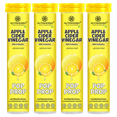 Apple Cider Vinegar (ACV) Effervescent Tablets with Probiotics | Promote Healthy Gut, Digestion & Boost Immunity