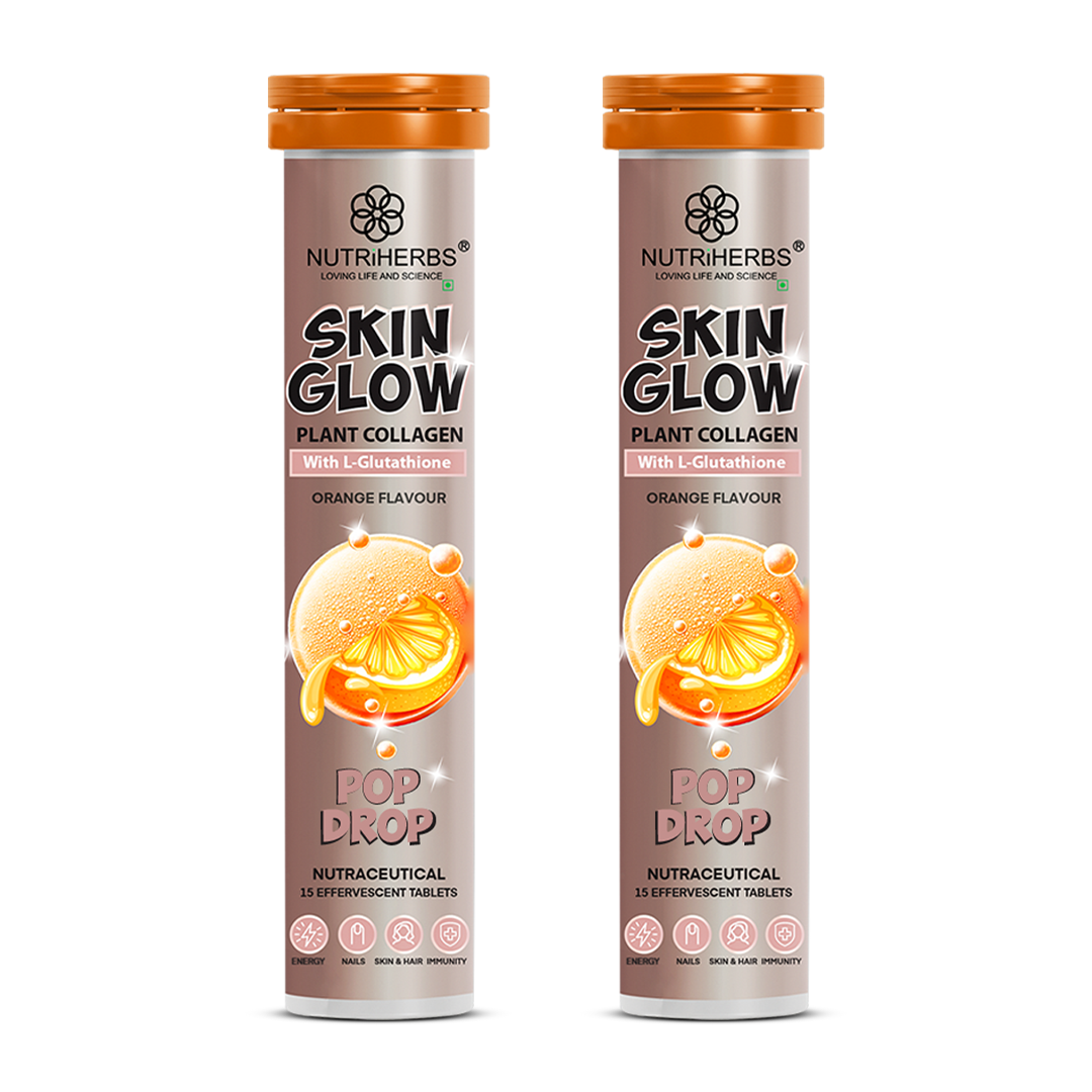 Skin Glow Plant Collagen with L-Glutathione Effervescent Tablets image 3