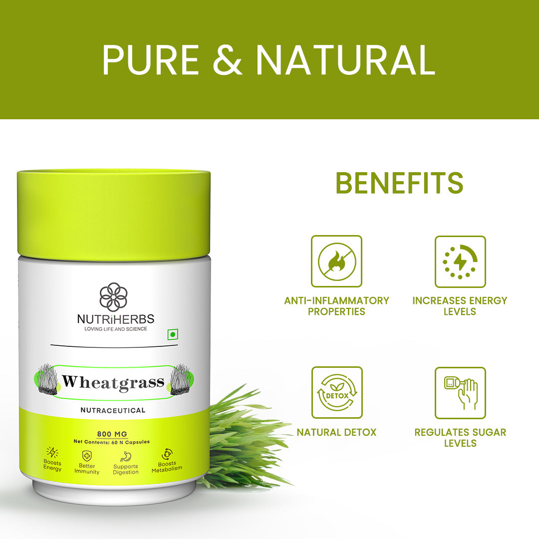 Wheatgrass – Natural Green Superfood Capsules image 2