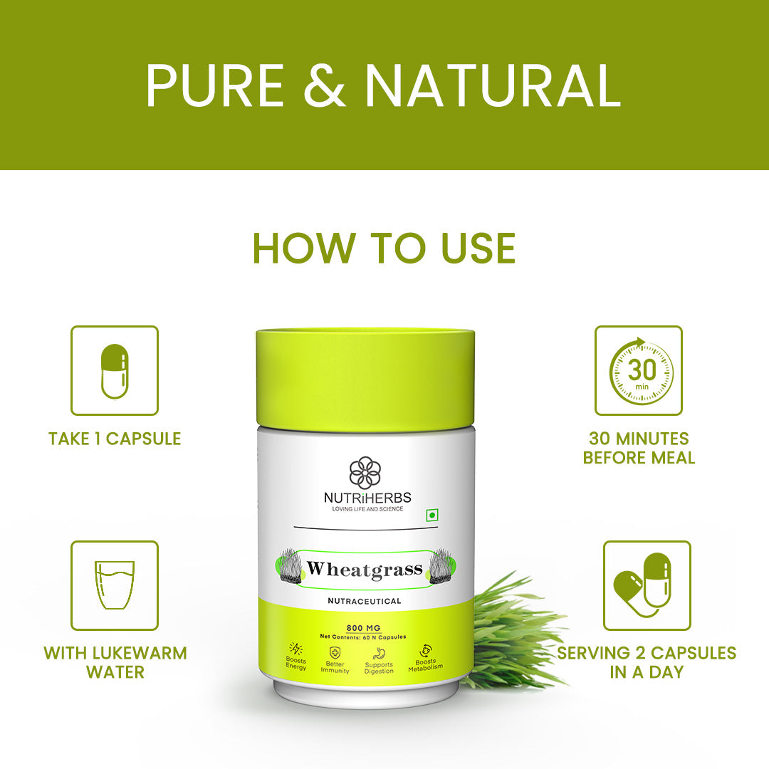 Wheatgrass – Natural Green Superfood Capsules image 4
