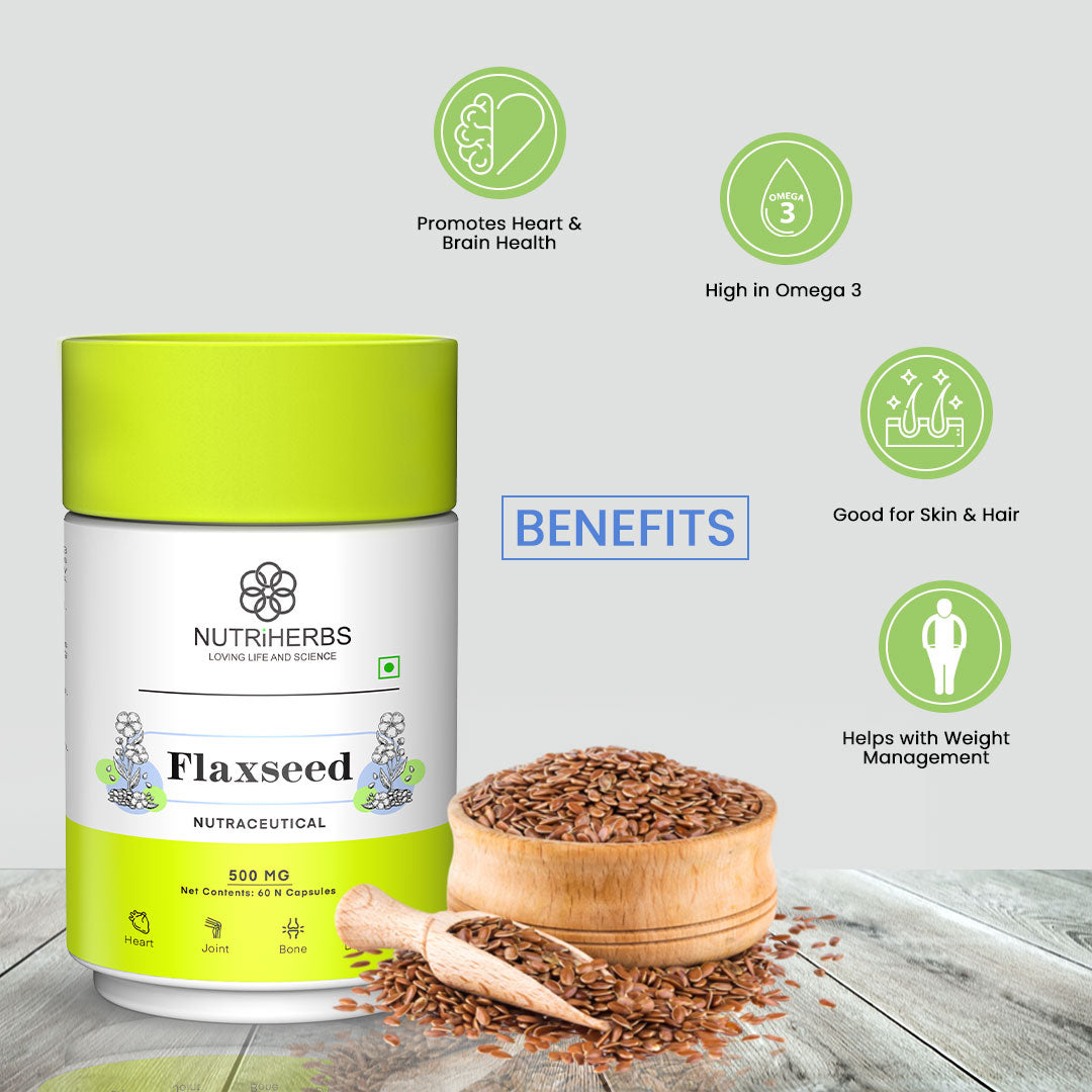 Flaxseed Extract Capsules with Omega-3 image 2