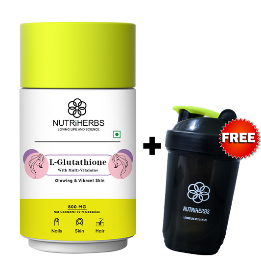 L Glutathione Capsules + Shaker Cup Free