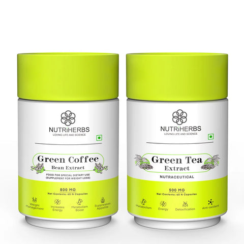 green coffee green tea combo