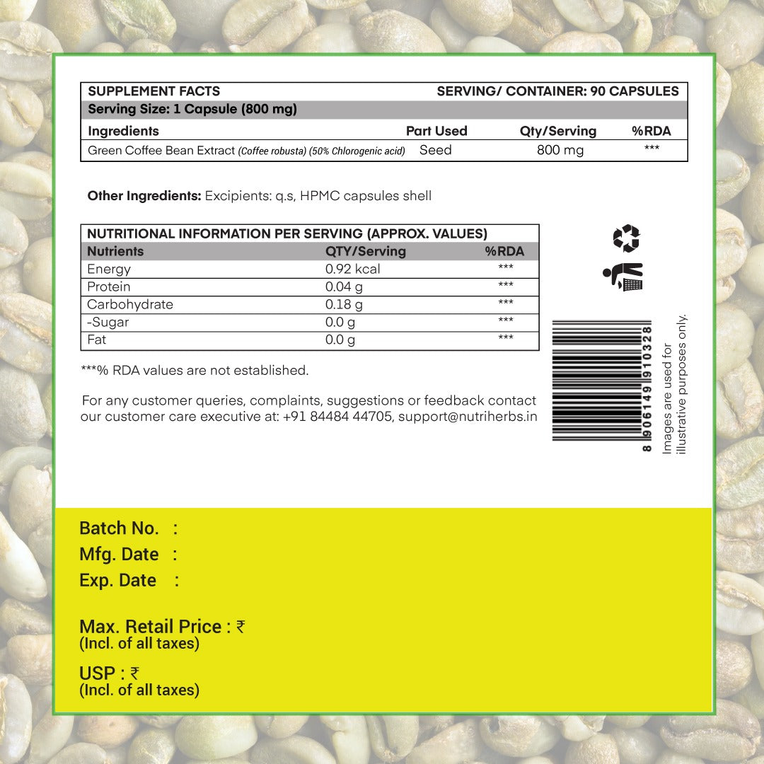 Green Coffee Bean  Extract Capsule