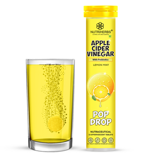 Apple Cider Vinegar (ACV) Effervescent Tablets with Probiotics | Promote Healthy Gut, Digestion & Boost Immunity