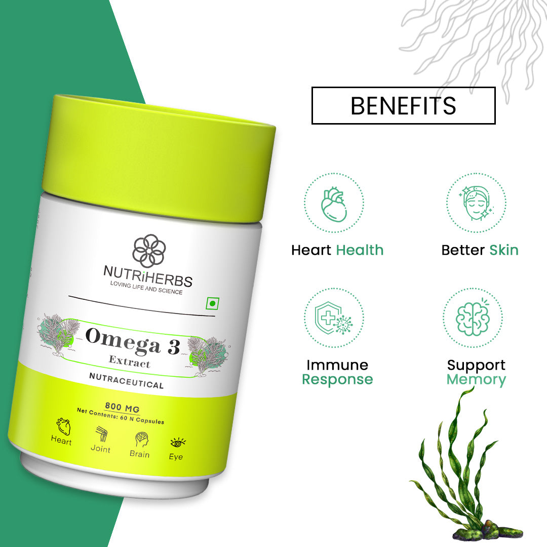 Omega 3 with DHA Rich Algae  Extract