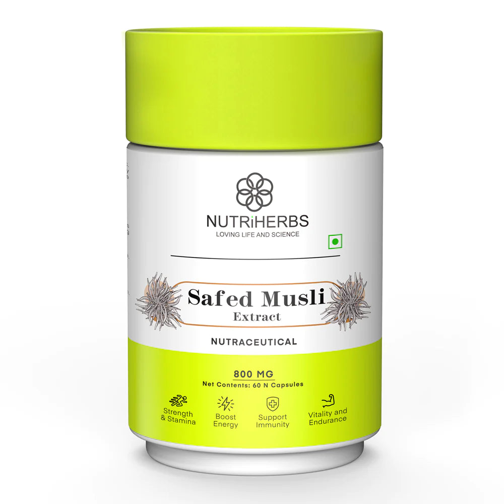 Safed Musli Extract Capsules – Ayurvedic Wellness Herb image 1
