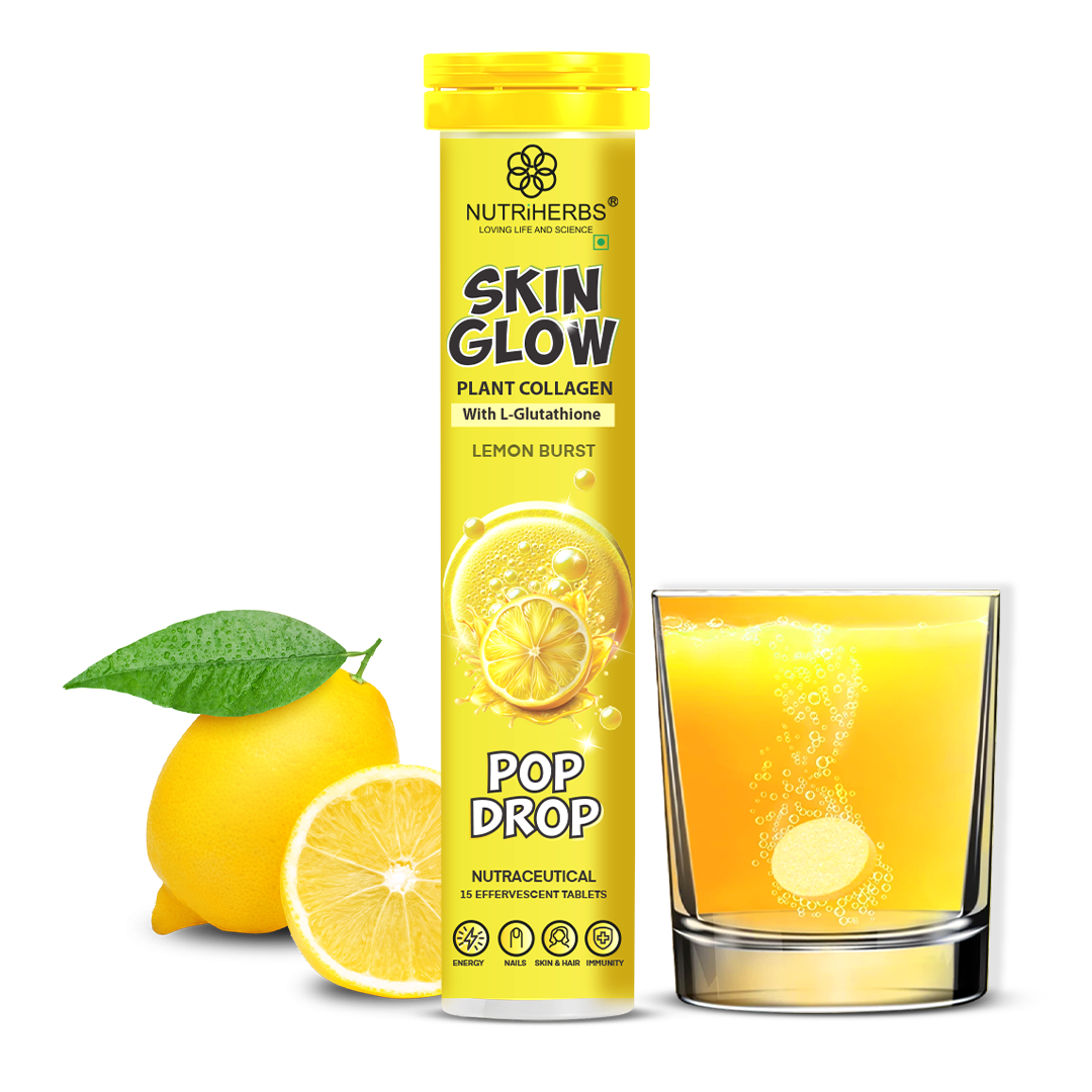 Skin Glow Plant Collagen with L-Glutathione Effervescent Tablets image 2
